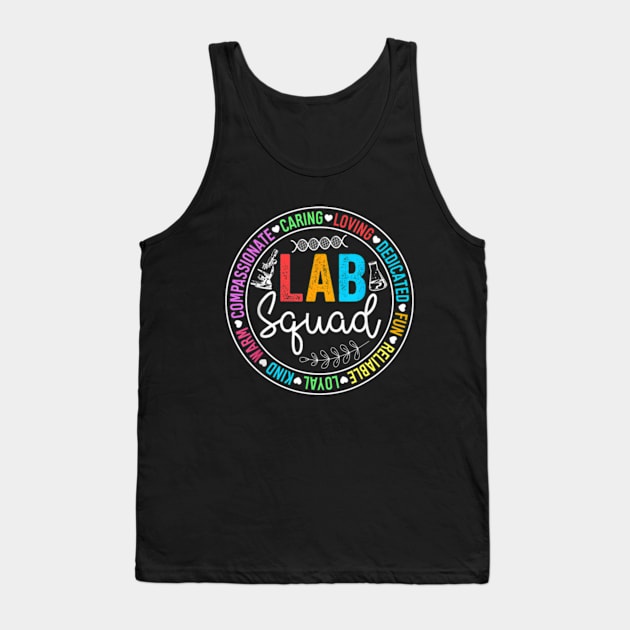 Lab Squad Funny Lab Week 2024 Medical Laboratory Technician Tank Top by lunacreat